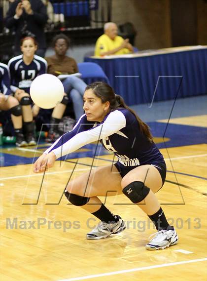 Thumbnail 2 in Vacaville Christian vs Bradshaw Christian (CIF SJS D5 Final) photogallery.