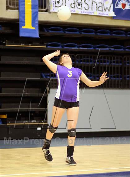Thumbnail 3 in Vacaville Christian vs Bradshaw Christian (CIF SJS D5 Final) photogallery.