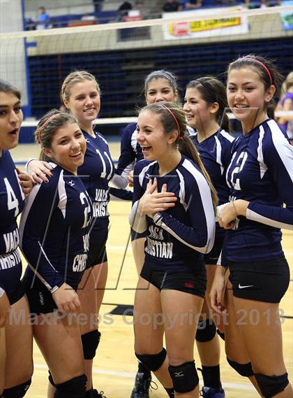 Thumbnail 1 in Vacaville Christian vs Bradshaw Christian (CIF SJS D5 Final) photogallery.