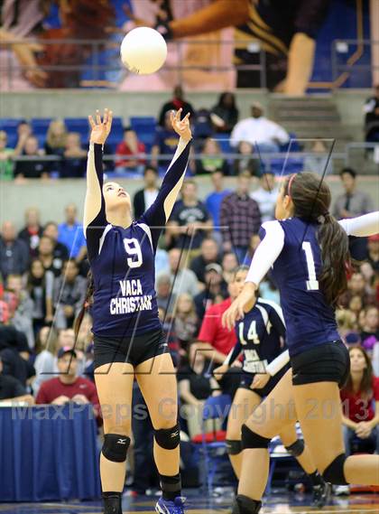Thumbnail 1 in Vacaville Christian vs Bradshaw Christian (CIF SJS D5 Final) photogallery.