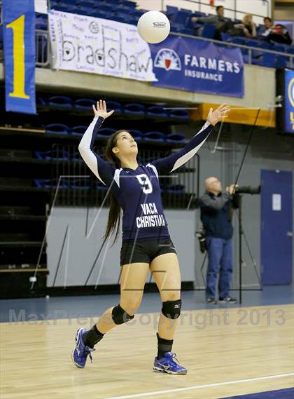 Thumbnail 2 in Vacaville Christian vs Bradshaw Christian (CIF SJS D5 Final) photogallery.