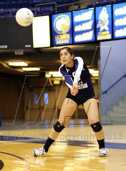 Thumbnail 3 in Vacaville Christian vs Bradshaw Christian (CIF SJS D5 Final) photogallery.