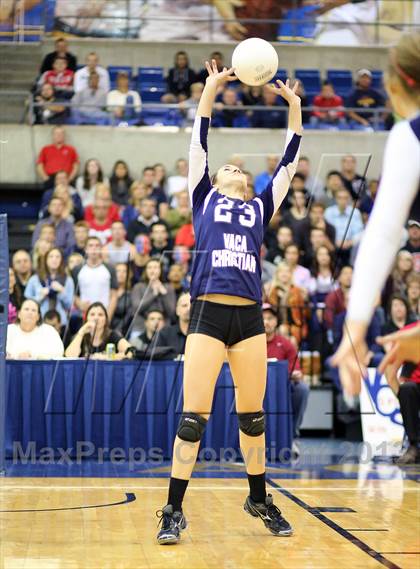 Thumbnail 1 in Vacaville Christian vs Bradshaw Christian (CIF SJS D5 Final) photogallery.