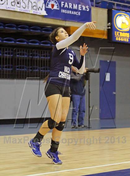 Thumbnail 1 in Vacaville Christian vs Bradshaw Christian (CIF SJS D5 Final) photogallery.