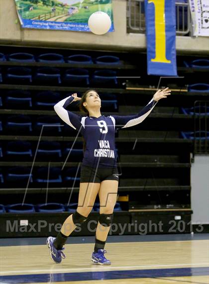 Thumbnail 1 in Vacaville Christian vs Bradshaw Christian (CIF SJS D5 Final) photogallery.