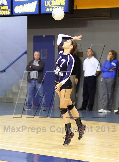 Thumbnail 3 in Vacaville Christian vs Bradshaw Christian (CIF SJS D5 Final) photogallery.