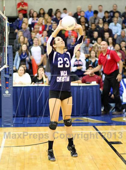 Thumbnail 3 in Vacaville Christian vs Bradshaw Christian (CIF SJS D5 Final) photogallery.
