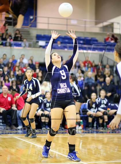 Thumbnail 1 in Vacaville Christian vs Bradshaw Christian (CIF SJS D5 Final) photogallery.