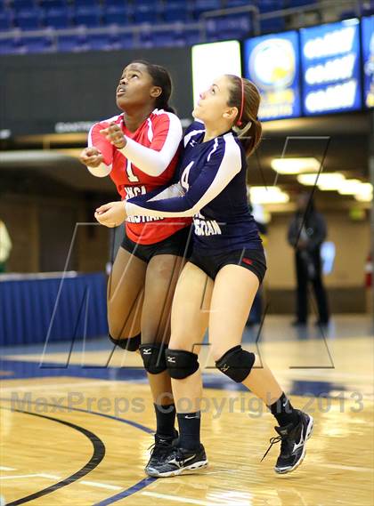 Thumbnail 1 in Vacaville Christian vs Bradshaw Christian (CIF SJS D5 Final) photogallery.