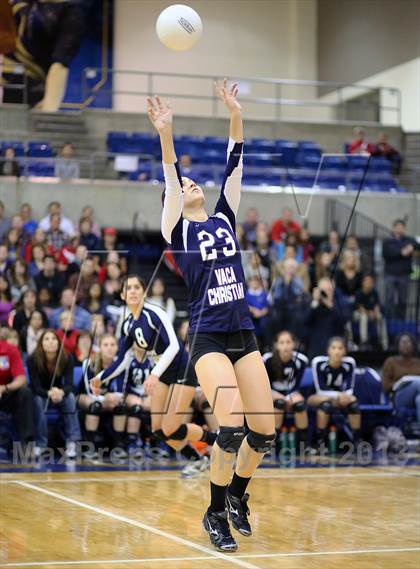 Thumbnail 2 in Vacaville Christian vs Bradshaw Christian (CIF SJS D5 Final) photogallery.