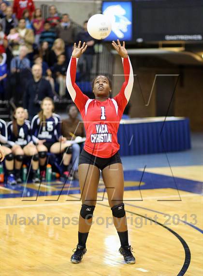Thumbnail 3 in Vacaville Christian vs Bradshaw Christian (CIF SJS D5 Final) photogallery.