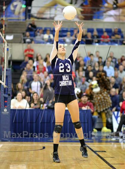 Thumbnail 1 in Vacaville Christian vs Bradshaw Christian (CIF SJS D5 Final) photogallery.