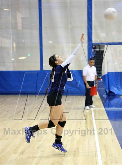 Thumbnail 2 in Vacaville Christian vs Bradshaw Christian (CIF SJS D5 Final) photogallery.