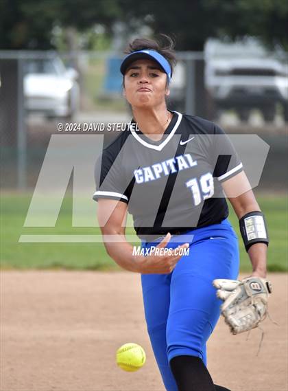 Thumbnail 1 in Capital Christian vs. Granite Bay (Stephanie LeDoux Tournament) photogallery.