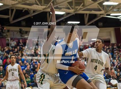 Thumbnail 1 in Notre Dame vs Archbishop Molloy (Spalding Hoophall Classic) photogallery.
