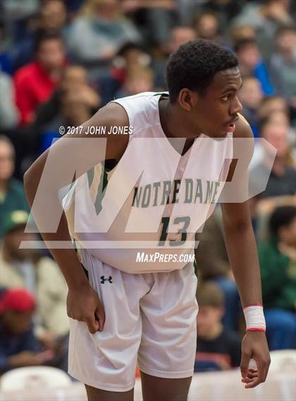 Thumbnail 1 in Notre Dame vs Archbishop Molloy (Spalding Hoophall Classic) photogallery.