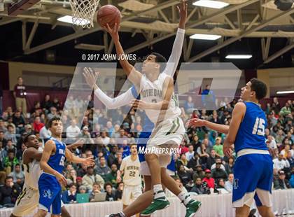Thumbnail 2 in Notre Dame vs Archbishop Molloy (Spalding Hoophall Classic) photogallery.