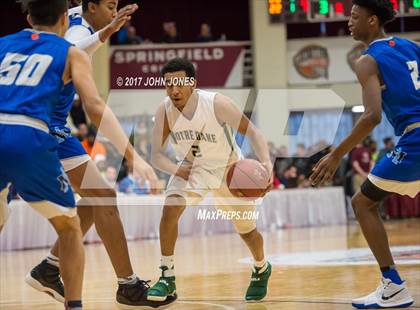 Thumbnail 1 in Notre Dame vs Archbishop Molloy (Spalding Hoophall Classic) photogallery.