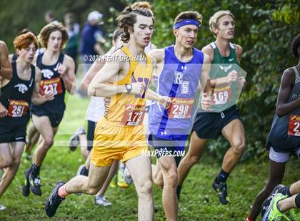 Thumbnail 3 in IHSAA Semi State Cross Country Boys Championships photogallery.