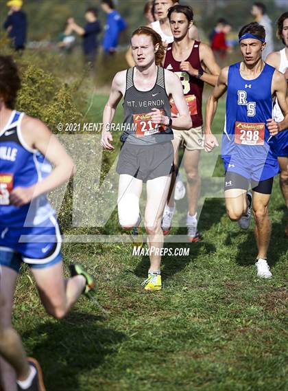 Thumbnail 2 in IHSAA Semi State Cross Country Boys Championships photogallery.
