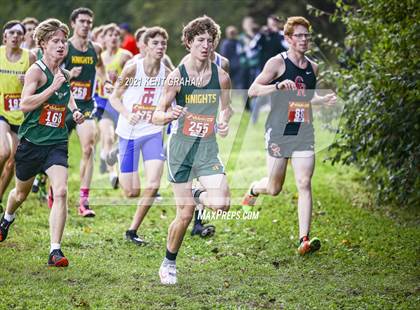 Thumbnail 3 in IHSAA Semi State Cross Country Boys Championships photogallery.