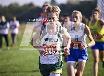 Thumbnail 3 in IHSAA Semi State Cross Country Boys Championships photogallery.