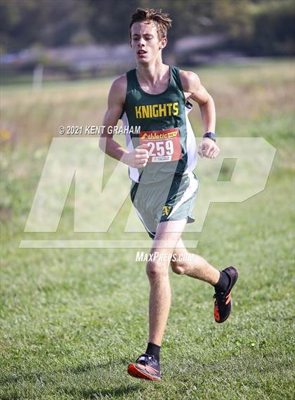 Thumbnail 3 in IHSAA Semi State Cross Country Boys Championships photogallery.