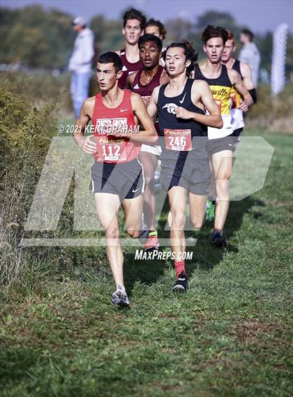 Thumbnail 3 in IHSAA Semi State Cross Country Boys Championships photogallery.