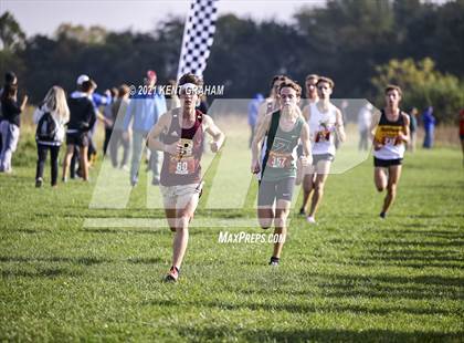 Thumbnail 2 in IHSAA Semi State Cross Country Boys Championships photogallery.
