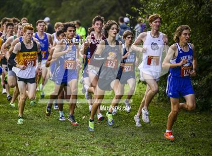 Thumbnail 1 in IHSAA Semi State Cross Country Boys Championships photogallery.