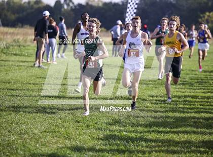 Thumbnail 2 in IHSAA Semi State Cross Country Boys Championships photogallery.