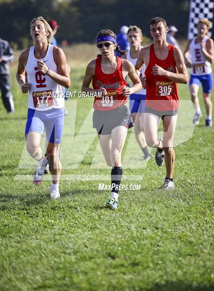 Thumbnail 3 in IHSAA Semi State Cross Country Boys Championships photogallery.