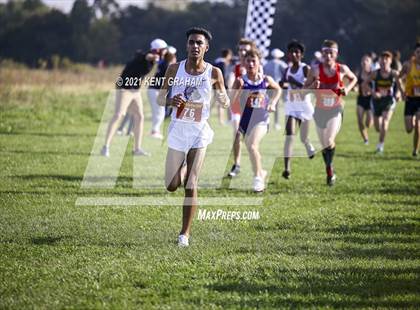Thumbnail 2 in IHSAA Semi State Cross Country Boys Championships photogallery.