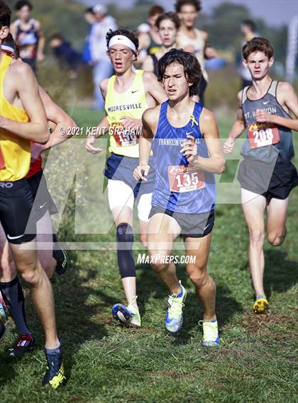 Thumbnail 3 in IHSAA Semi State Cross Country Boys Championships photogallery.