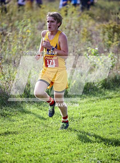 Thumbnail 3 in IHSAA Semi State Cross Country Boys Championships photogallery.
