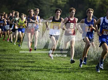 Thumbnail 3 in IHSAA Semi State Cross Country Boys Championships photogallery.