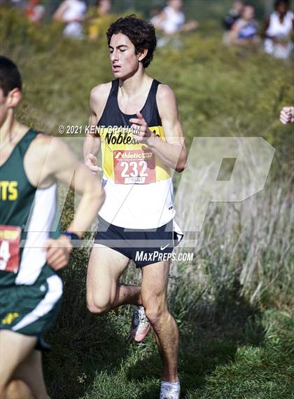 Thumbnail 2 in IHSAA Semi State Cross Country Boys Championships photogallery.