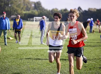 Thumbnail 2 in IHSAA Semi State Cross Country Boys Championships photogallery.