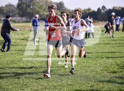 Thumbnail 3 in IHSAA Semi State Cross Country Boys Championships photogallery.