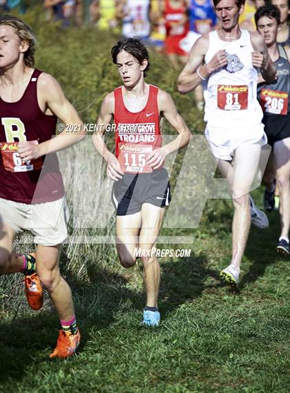 Thumbnail 1 in IHSAA Semi State Cross Country Boys Championships photogallery.