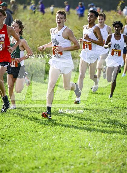 Thumbnail 3 in IHSAA Semi State Cross Country Boys Championships photogallery.