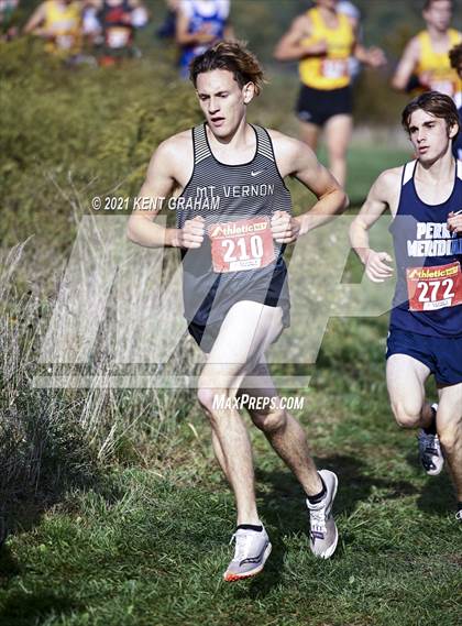 Thumbnail 3 in IHSAA Semi State Cross Country Boys Championships photogallery.