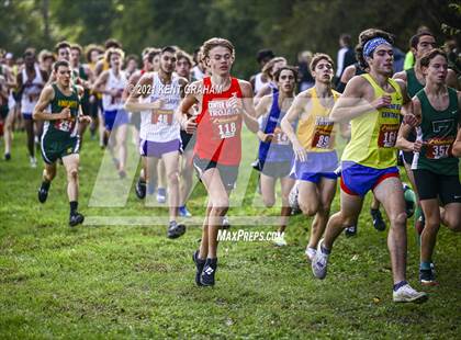 Thumbnail 1 in IHSAA Semi State Cross Country Boys Championships photogallery.