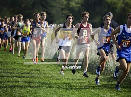 Thumbnail 2 in IHSAA Semi State Cross Country Boys Championships photogallery.