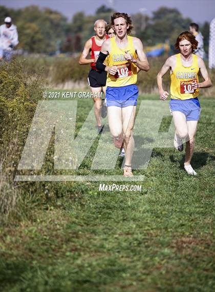 Thumbnail 2 in IHSAA Semi State Cross Country Boys Championships photogallery.