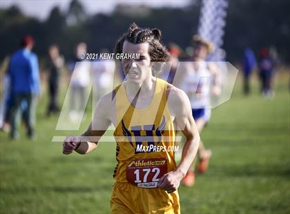 Thumbnail 2 in IHSAA Semi State Cross Country Boys Championships photogallery.