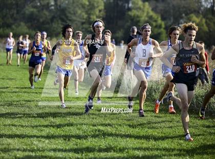 Thumbnail 3 in IHSAA Semi State Cross Country Boys Championships photogallery.