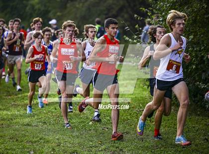 Thumbnail 2 in IHSAA Semi State Cross Country Boys Championships photogallery.