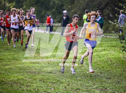 Thumbnail 3 in IHSAA Semi State Cross Country Boys Championships photogallery.