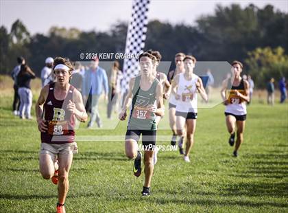 Thumbnail 3 in IHSAA Semi State Cross Country Boys Championships photogallery.